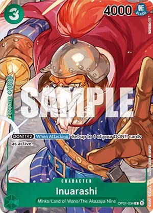 Image for Inuarashi (Box Topper) (OP01-034) (OP01) - One Piece Card Game