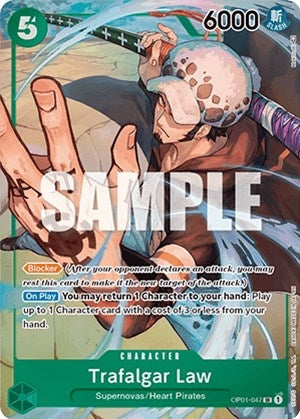 Image for Trafalgar Law (047) (Parallel) (OP01-047) (OP01) - One Piece Card Game