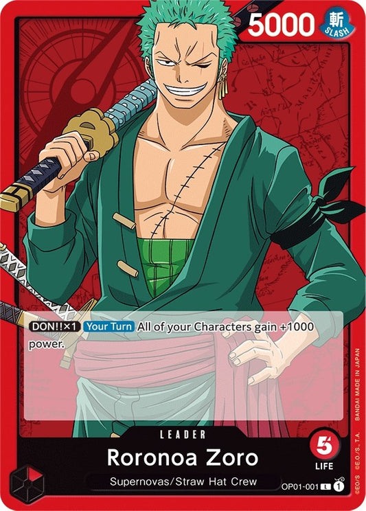 Image for Roronoa Zoro (001) (OP01-001) (OP01) - One Piece Card Game