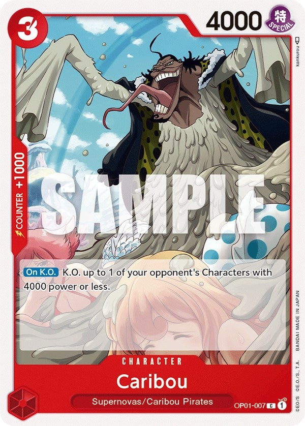 Image for Caribou (OP01-007) (OP01) - One Piece Card Game