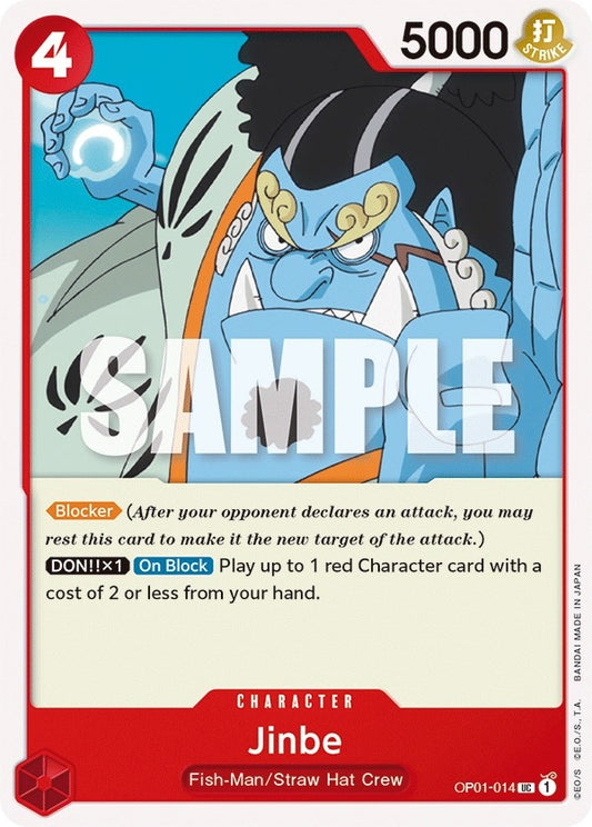 Image for Jinbe (014) (OP01-014) (OP01) - One Piece Card Game