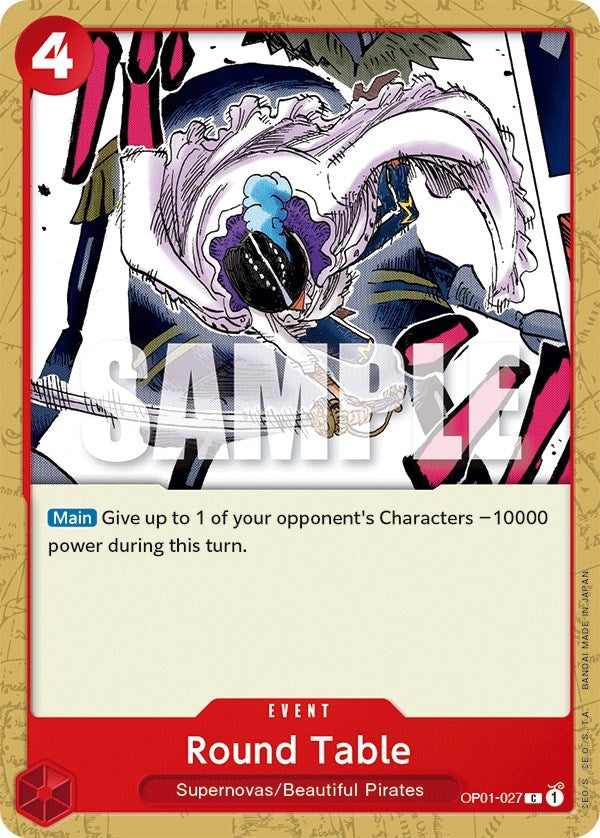 Image for Round Table (OP01-027) (OP01) - One Piece Card Game