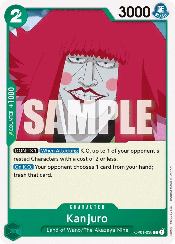 Image for Kanjuro (OP01-038) (OP01) - One Piece Card Game