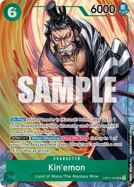 Image for Kin'emon (Parallel) (OP01-040) (OP01) - One Piece Card Game