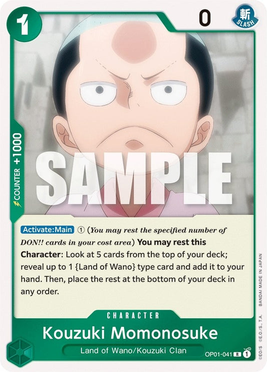 Image for Kouzuki Momonosuke (OP01-041) (OP01) - One Piece Card Game