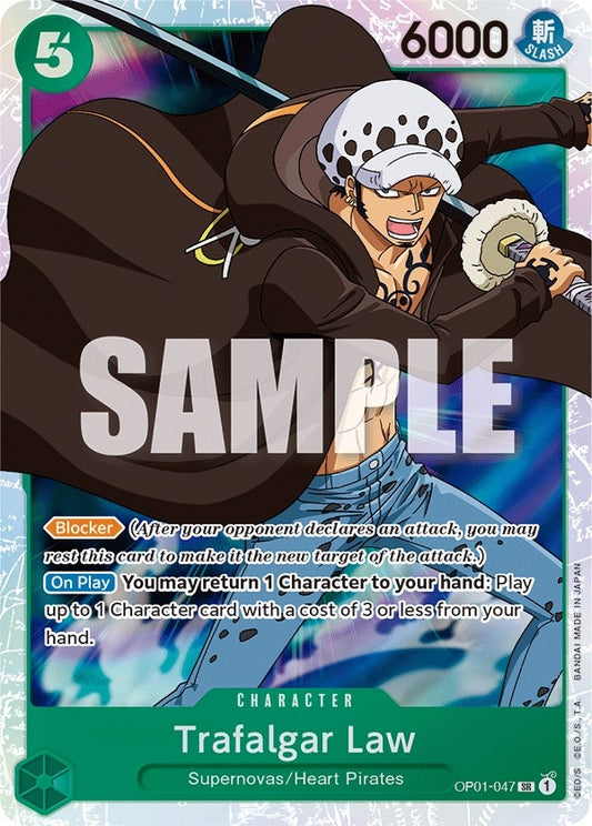Image for Trafalgar Law (047) (OP01-047) (OP01) - One Piece Card Game