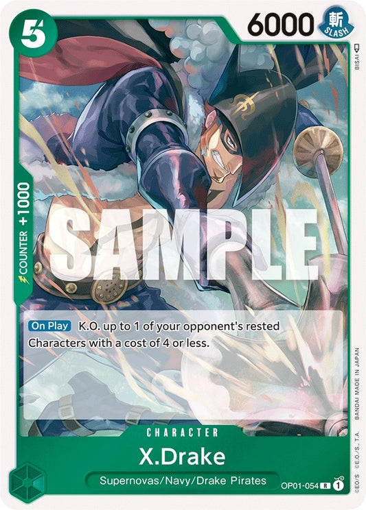 Image for X.Drake (054) (OP01-054) (OP01) - One Piece Card Game