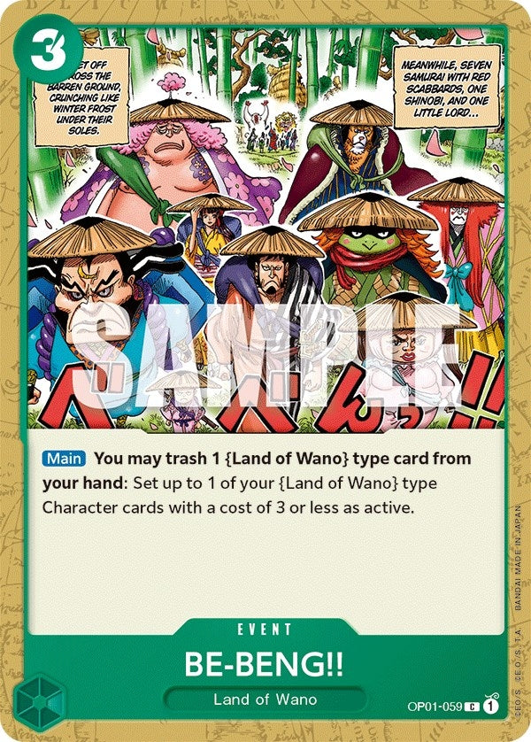 Image for BE-BENG!! (OP01-059) (OP01) - One Piece Card Game
