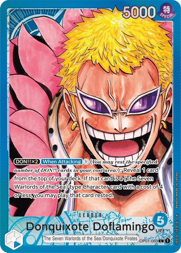 Image for Donquixote Doflamingo (060) (Parallel) (OP01-060) (OP01) - One Piece Card Game