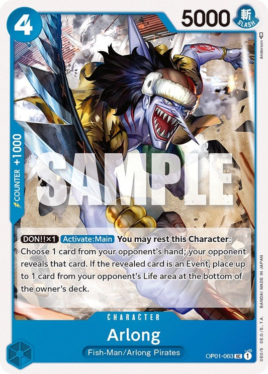 Image for Arlong (OP01-063) (OP01) - One Piece Card Game