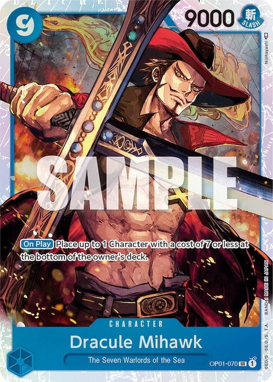 Image for Dracule Mihawk (OP01-070) (OP01) - One Piece Card Game