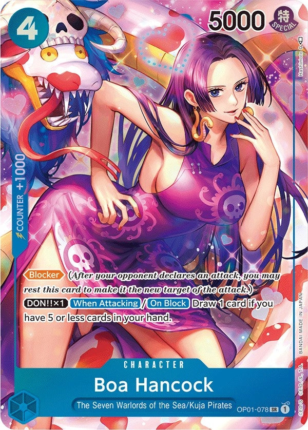 Image for Boa Hancock (Parallel) (OP01-078) (OP01) - One Piece Card Game