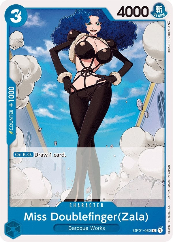 Image for Miss Doublefinger(Zala) (OP01-080) (OP01) - One Piece Card Game