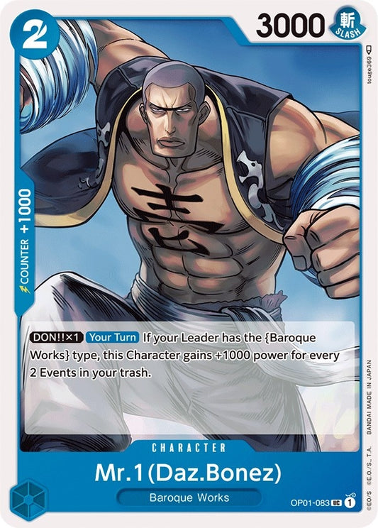 Image for Mr.1 (Daz.Bonez) (OP01-083) (OP01) - One Piece Card Game