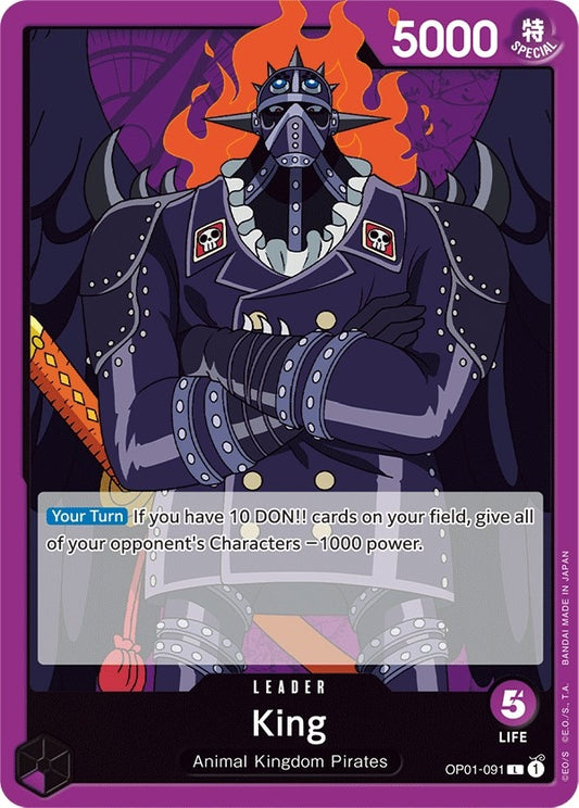 Image for King (091) (OP01-091) (OP01) - One Piece Card Game