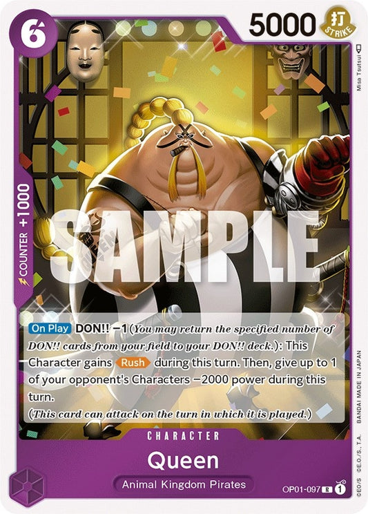 Image for Queen (OP01-097) (OP01) - One Piece Card Game