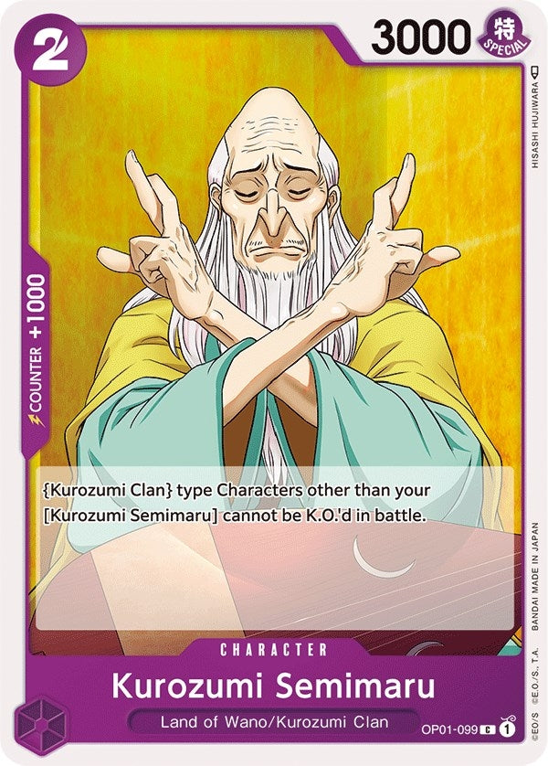 Image for Kurozumi Semimaru (OP01-099) (OP01) - One Piece Card Game