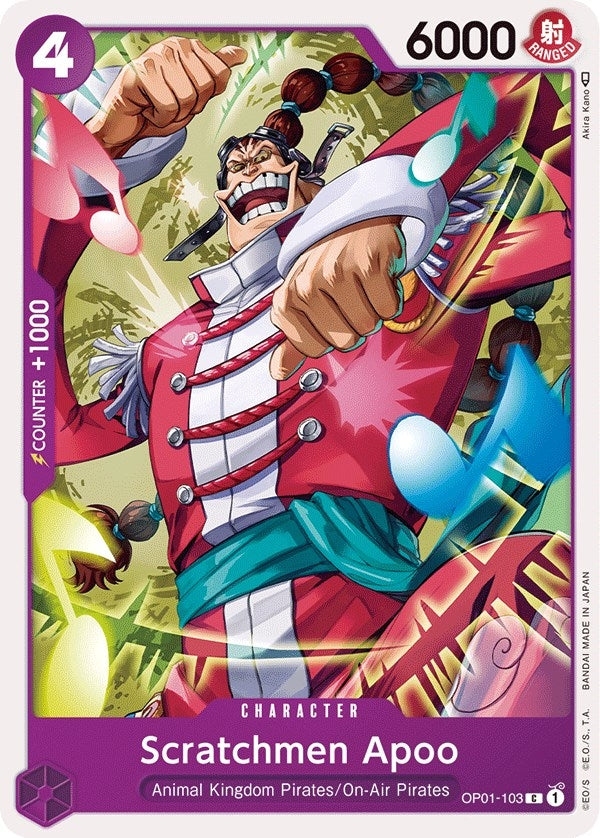 Image for Scratchmen Apoo (OP01-103) (OP01) - One Piece Card Game