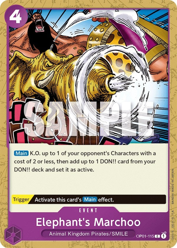 Image for Elephant's Marchoo (OP01-115) (OP01) - One Piece Card Game
