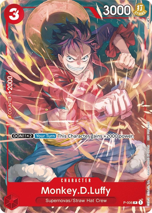 Image for Monkey.D.Luffy - P-006 (Tournament Pack Vol. 1) (P-006) (OP-PR) - One Piece Card Game