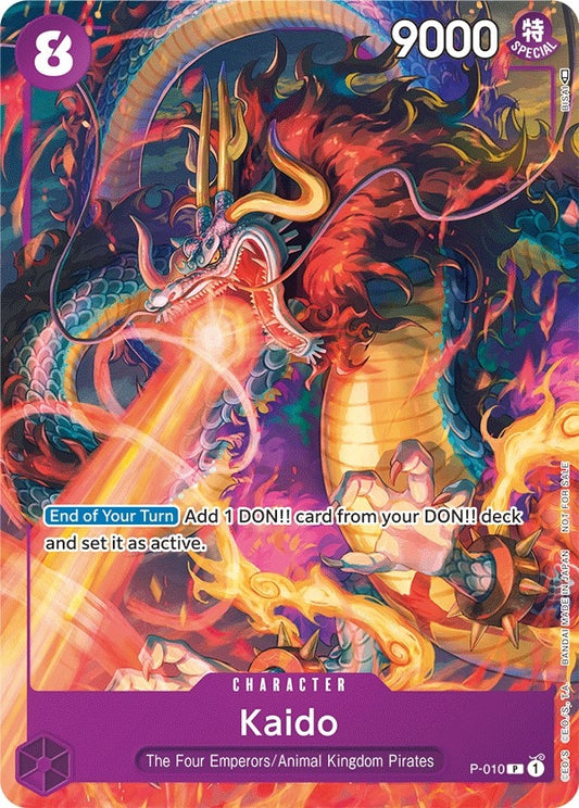 Image for Kaido (Tournament Pack Vol. 1) (P-010) (OP-PR) - One Piece Card Game