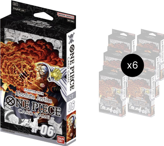 Image for Starter Deck 6: Absolute Justice Display - One Piece Card Game