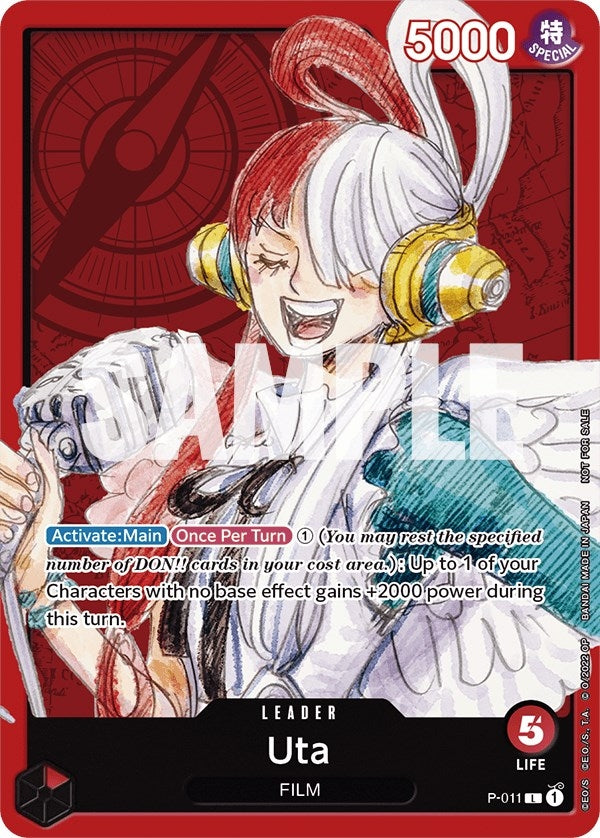 Image for Uta (One Piece Film Red) (P-011) (OP-PR) - One Piece Card Game