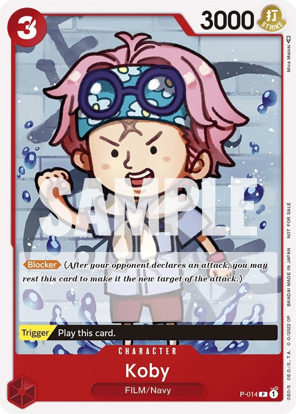 Image for Koby (One Piece Film Red) (P-014) (OP-PR) - One Piece Card Game