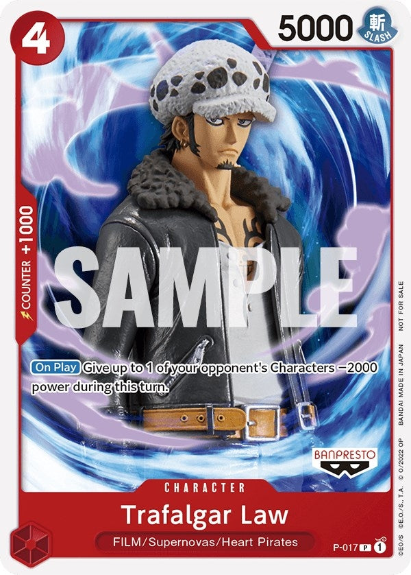 Image for Trafalgar Law (One Piece Film Red) (P-017) (OP-PR) - One Piece Card Game