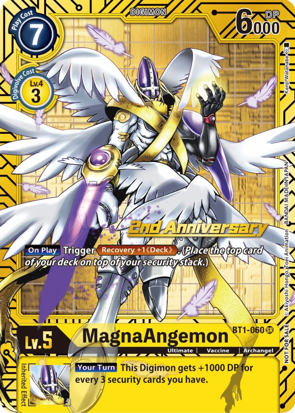 Image for MagnaAngemon - BT1-060 (2nd Anniversary Card Set) (BT1-060 SR) (BT01-03A) - Digimon Card Game