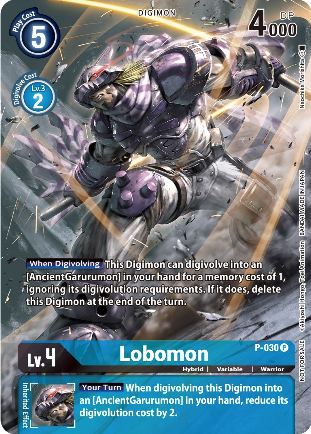 Image for Lobomon - P-030 (2nd Anniversary Frontier Card) (P-030 P) (D-PR) - Digimon Card Game