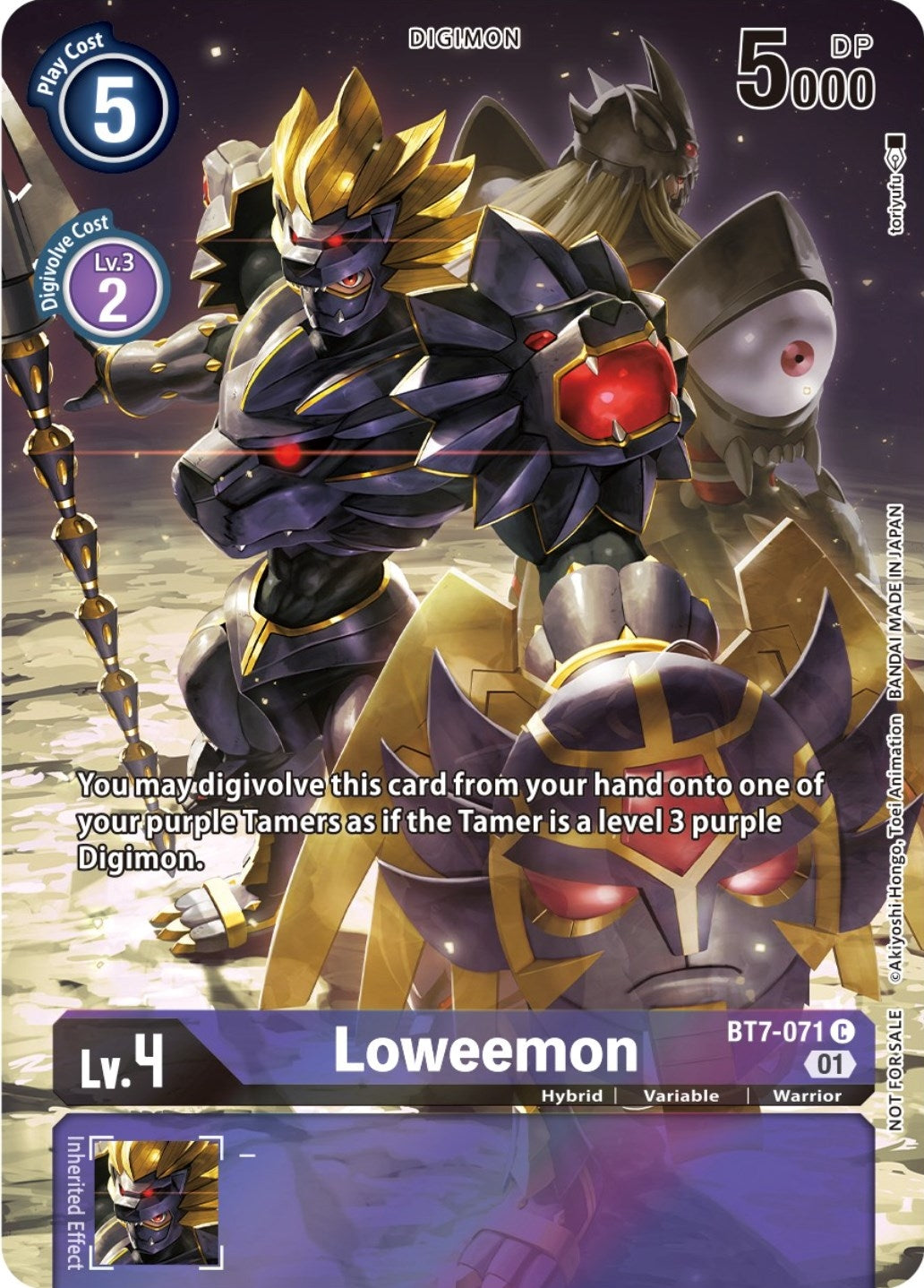 Image for Loweemon (2nd Anniversary Frontier Card) (BT7-071 C) (BT07) - Digimon Card Game