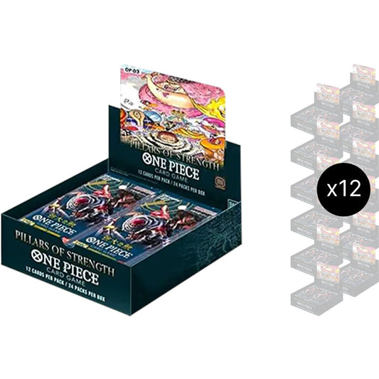 Image for Pillars of Strength - Booster Box Case - One Piece Card Game
