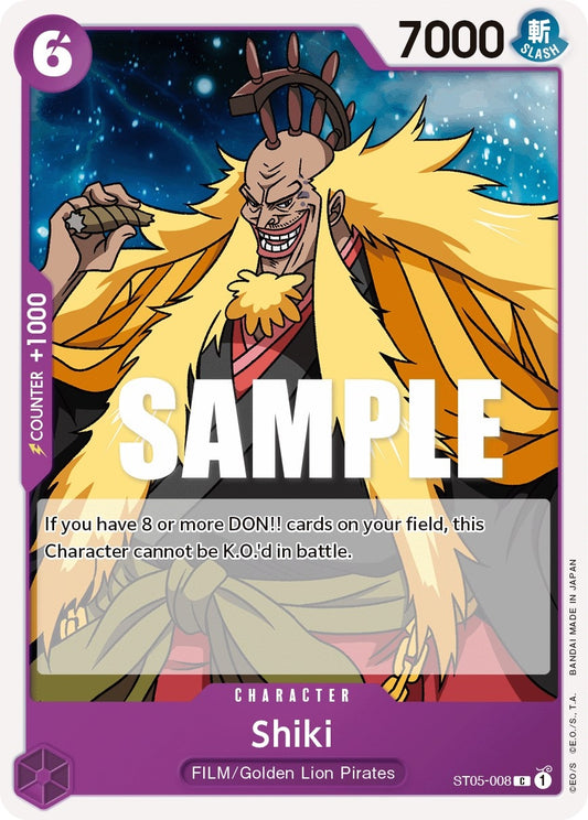 Image for Shiki (ST05-008) (ST-05) - One Piece Card Game