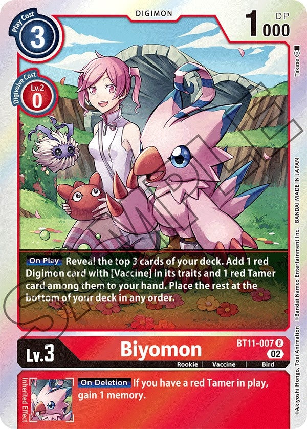 Image for Biyomon (BT11-007 R) (BT11) - Digimon Card Game