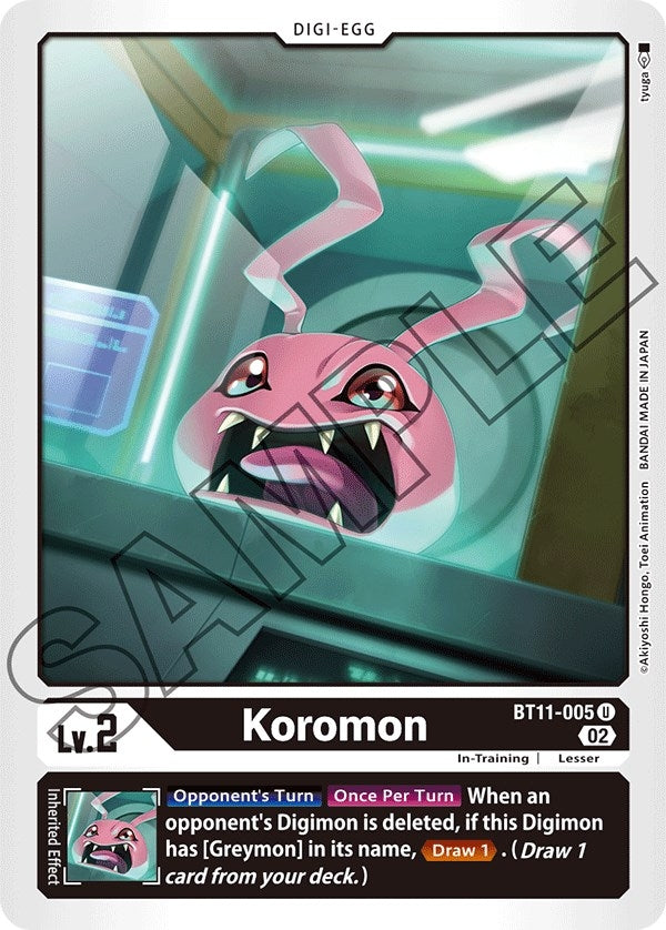 Image for Koromon (BT11-005 U) (BT11) - Digimon Card Game