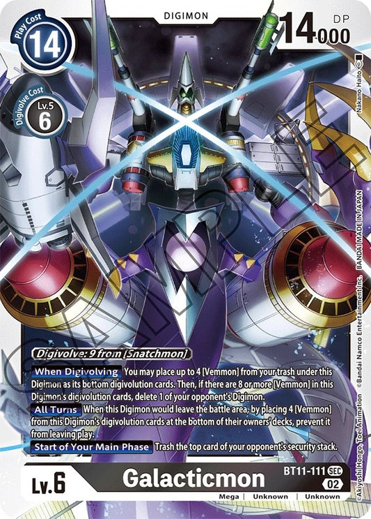 Image for Galacticmon (BT11-111 SEC) (BT11) - Digimon Card Game