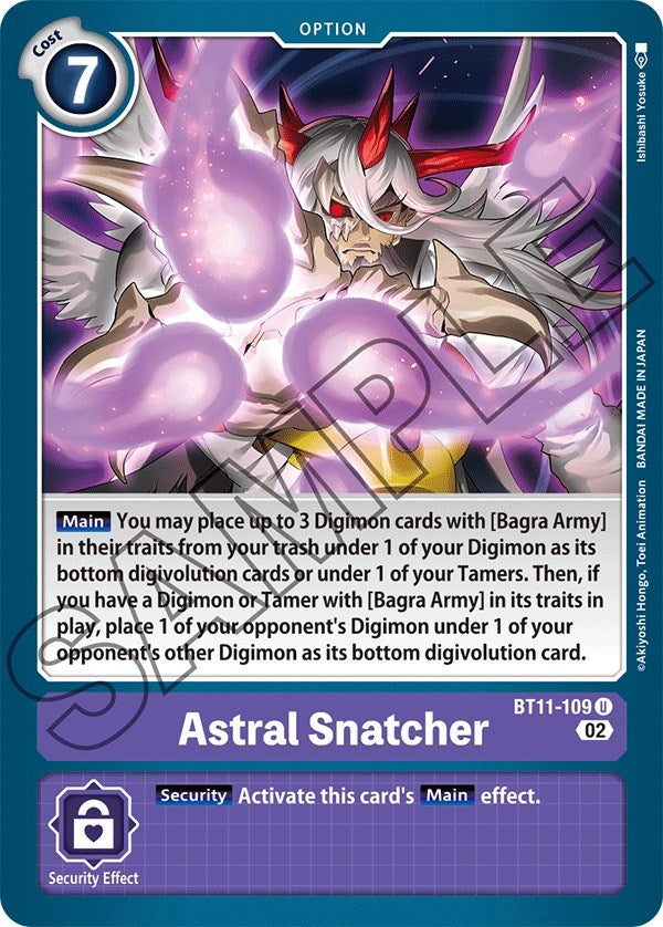 Image for Astral Snatcher (BT11-109 U) (BT11) - Digimon Card Game
