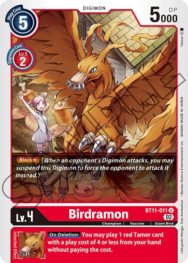 Image for Birdramon (BT11-011 U) (BT11) - Digimon Card Game