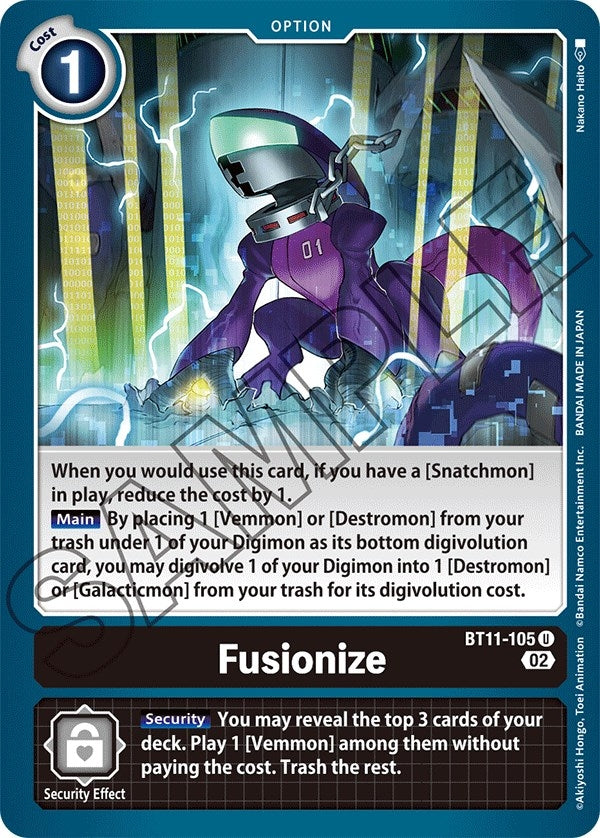 Image for Fusionize (BT11-105 U) (BT11) - Digimon Card Game