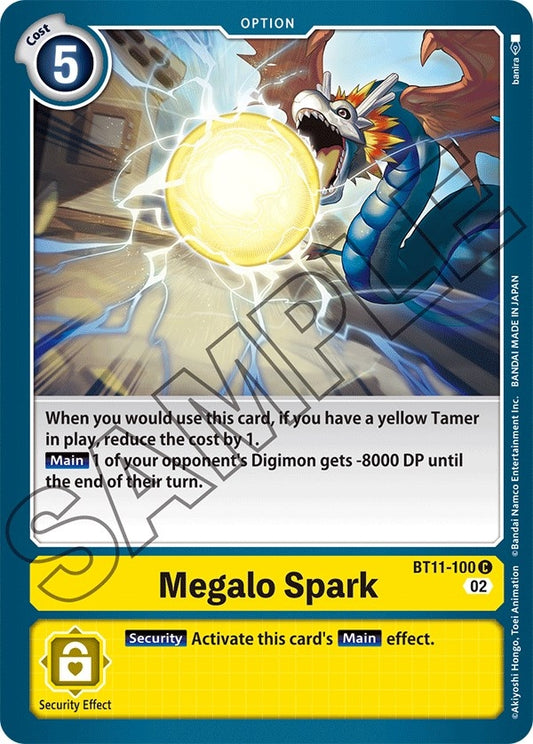 Image for Megalo Spark (BT11-100 C) (BT11) - Digimon Card Game
