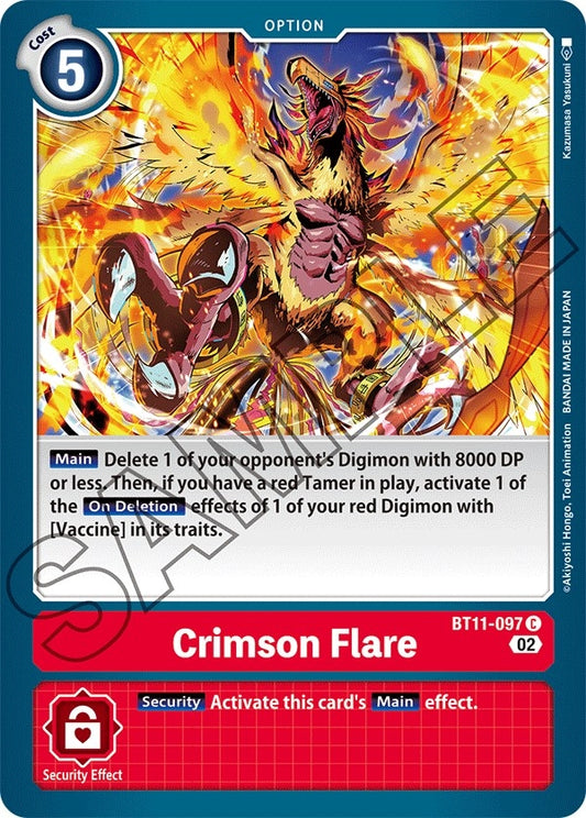 Image for Crimson Flare (BT11-097 C) (BT11) - Digimon Card Game