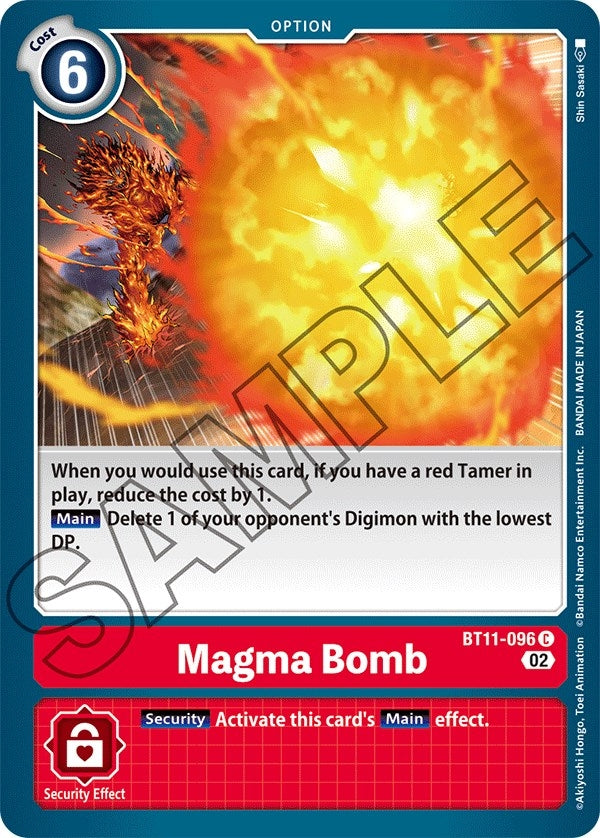 Image for Magma Bomb (BT11-096 C) (BT11) - Digimon Card Game