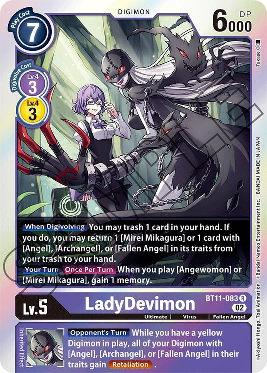 Image for LadyDevimon (BT11-083 R) (BT11) - Digimon Card Game