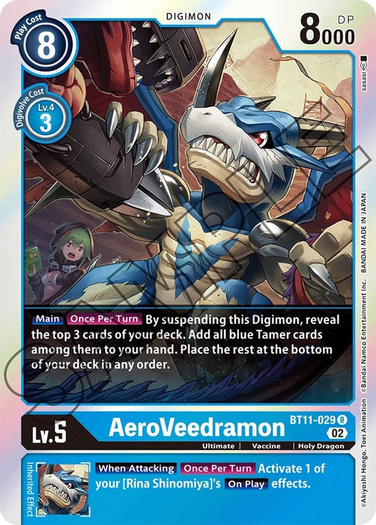 Image for AeroVeedramon (BT11-029 R) (BT11) - Digimon Card Game