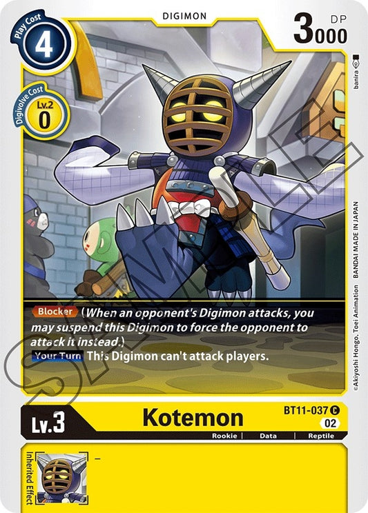 Image for Kotemon (BT11-037 C) (BT11) - Digimon Card Game