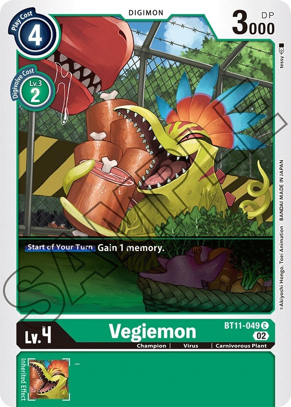 Image for Vegiemon (BT11-049 C) (BT11) - Digimon Card Game