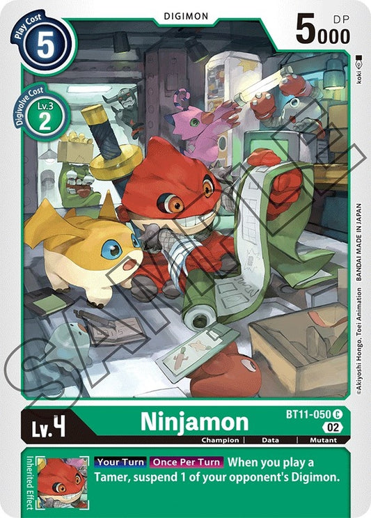 Image for Ninjamon (BT11-050 C) (BT11) - Digimon Card Game