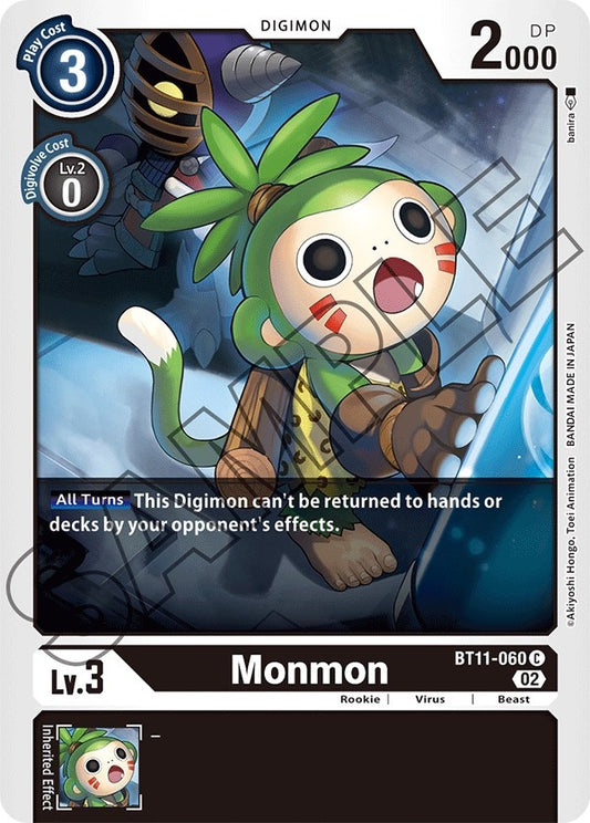 Image for Monmon (BT11-060 C) (BT11) - Digimon Card Game