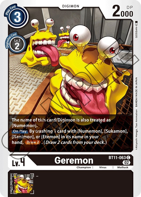 Image for Geremon (BT11-063 C) (BT11) - Digimon Card Game